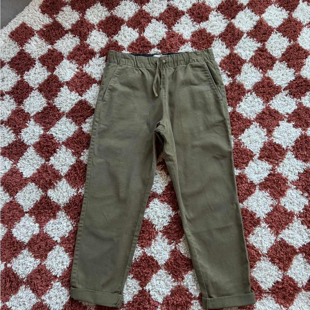 Men's Olive Casual Pants